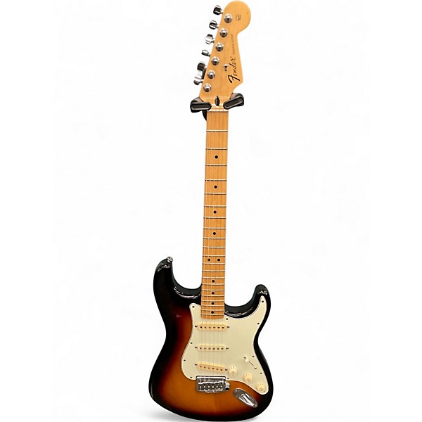 Used 2015 Fender STD Stratocaster 3 Color Sunburst Solid Body Electric Guitar