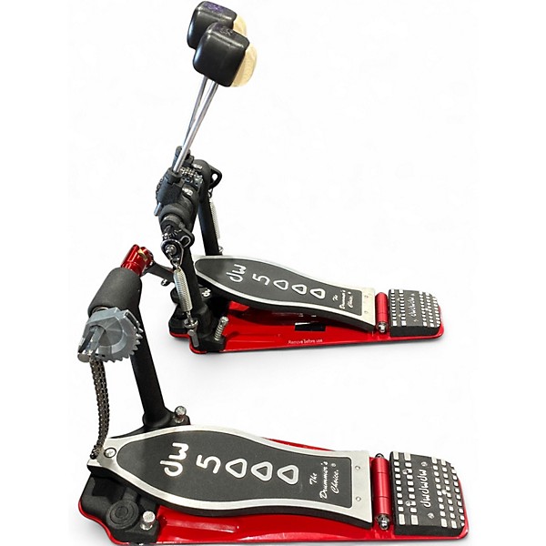 Used DW 5000 Series Double Double Bass Drum Pedal