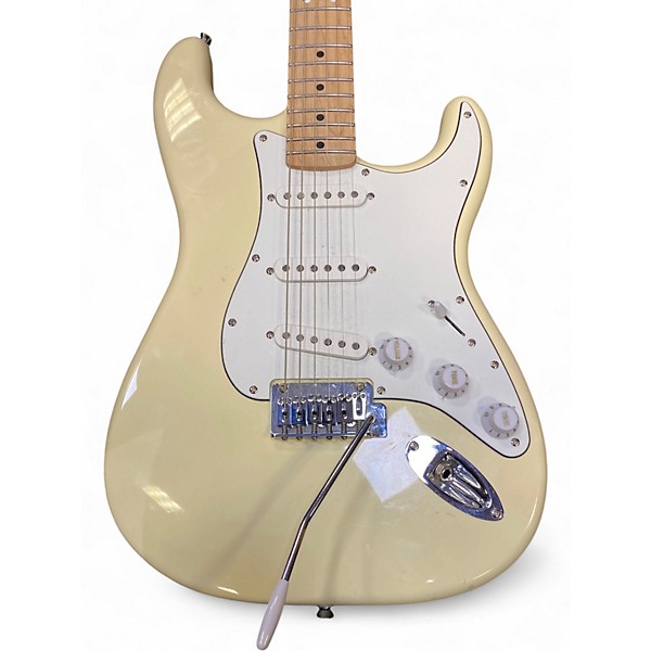 Used Squier Standard Stratocaster Olympic White Solid Body Electric Guitar