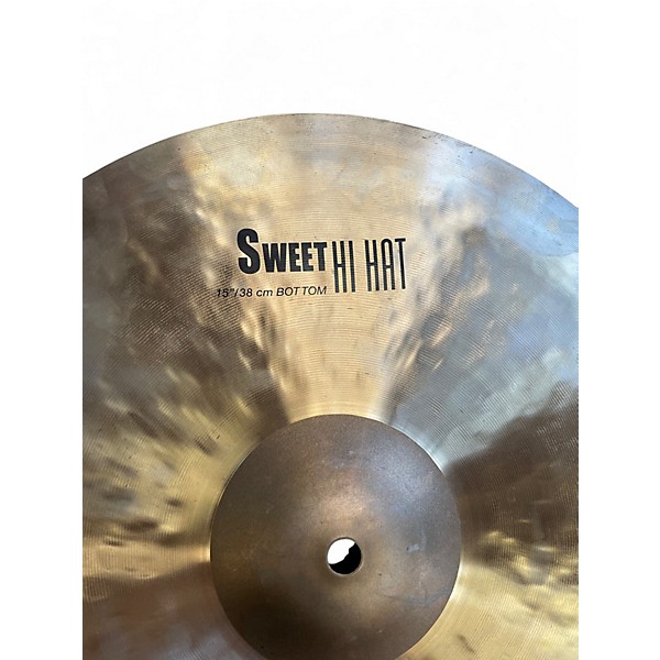 Used Zildjian 15in K Hi Hat Pair Cymbal
