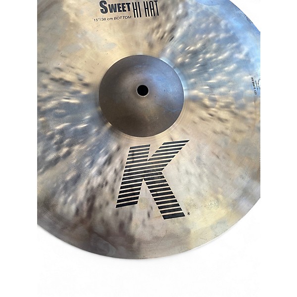 Used Zildjian 15in K Hi Hat Pair Cymbal