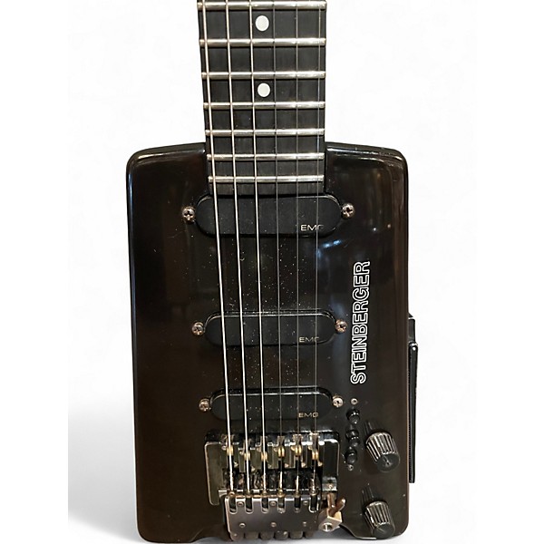 Vintage 1985 Steinberger GL3T Black Solid Body Electric Guitar