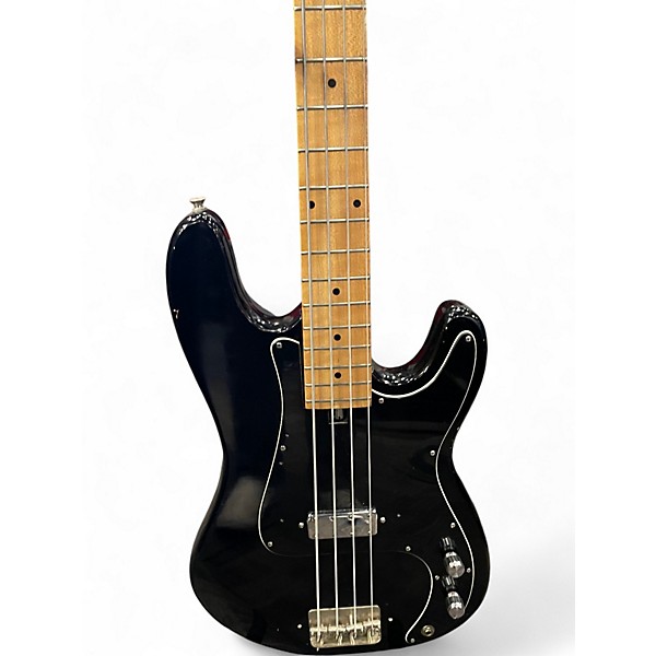 Used Hondo P Bass Black Electric Bass Guitar