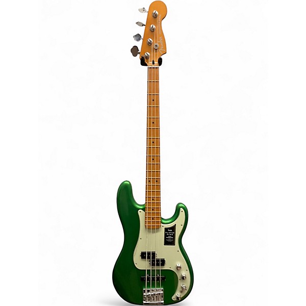 Used Fender Player Plus Active Precision Bass COSMIC JADE Electric Bass Guitar