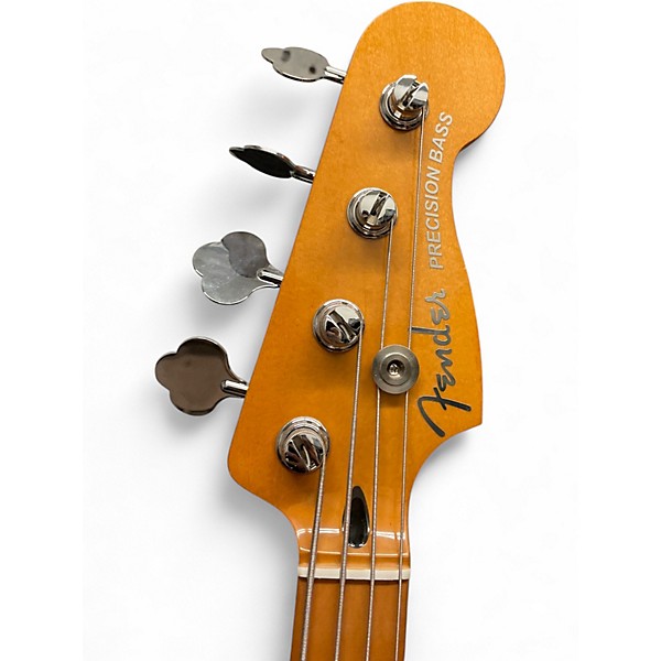 Used Fender Player Plus Active Precision Bass COSMIC JADE Electric Bass Guitar