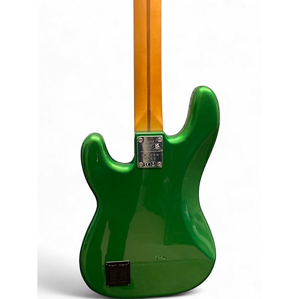 Used Fender Player Plus Active Precision Bass COSMIC JADE Electric Bass Guitar