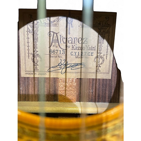 Used Alvarez CY127CE Natural Classical Acoustic Guitar