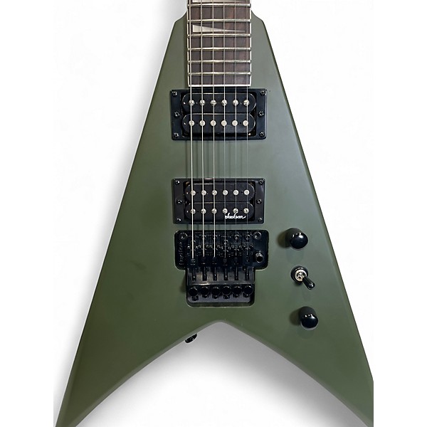 Used 2022 Jackson JS32 King V MATTE GREEN Solid Body Electric Guitar