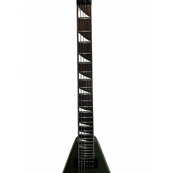 Used 2022 Jackson JS32 King V MATTE GREEN Solid Body Electric Guitar