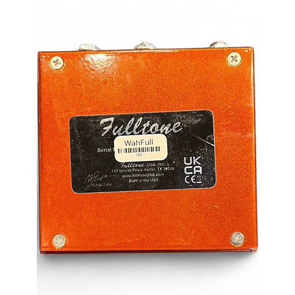 Used Fulltone CS-WF WAHFULL Effect Pedal