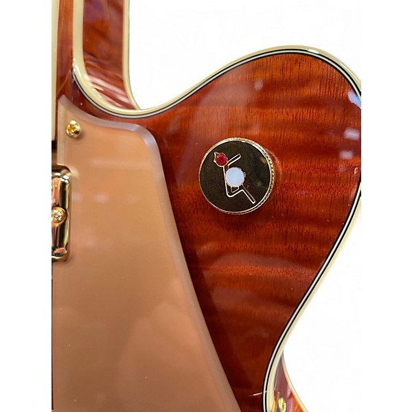 Used Gretsch Guitars LTD Broadkaster Jr Roundup Orange Stain Hollow Body Electric Guitar