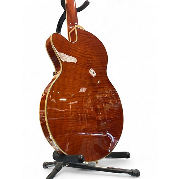 Used Gretsch Guitars LTD Broadkaster Jr Roundup Orange Stain Hollow Body Electric Guitar