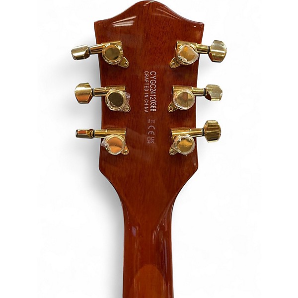 Used Gretsch Guitars LTD Broadkaster Jr Roundup Orange Stain Hollow Body Electric Guitar