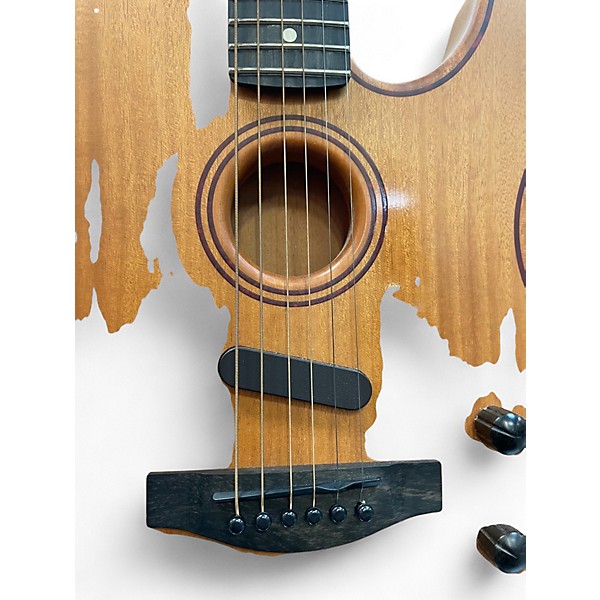 Used Fender American Acoustasonic Telecaster Natural Acoustic Electric Guitar