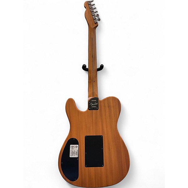 Used Fender American Acoustasonic Telecaster Natural Acoustic Electric Guitar