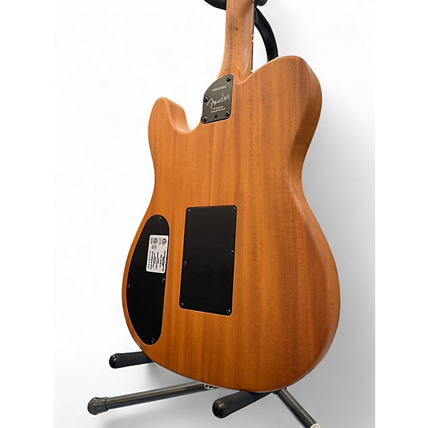 Used Fender American Acoustasonic Telecaster Natural Acoustic Electric Guitar