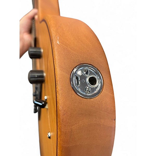 Used Fender American Acoustasonic Telecaster Natural Acoustic Electric Guitar