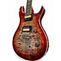 Used PRS SE Custom 24 08 Quilt Charcoal Cherry Burst Solid Body Electric Guitar