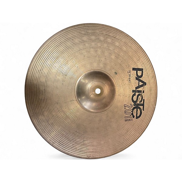 Used Paiste 14in 201 Bronze Hi Hat (Pair) Cymbal