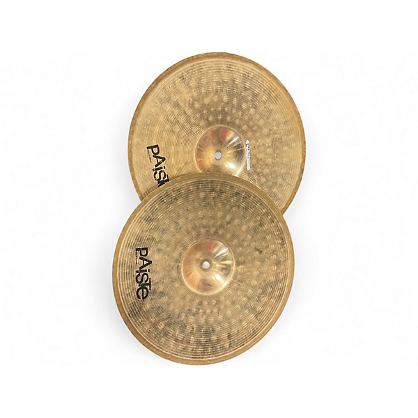 Used Paiste 14in 201 Bronze Hi Hat (Pair) Cymbal