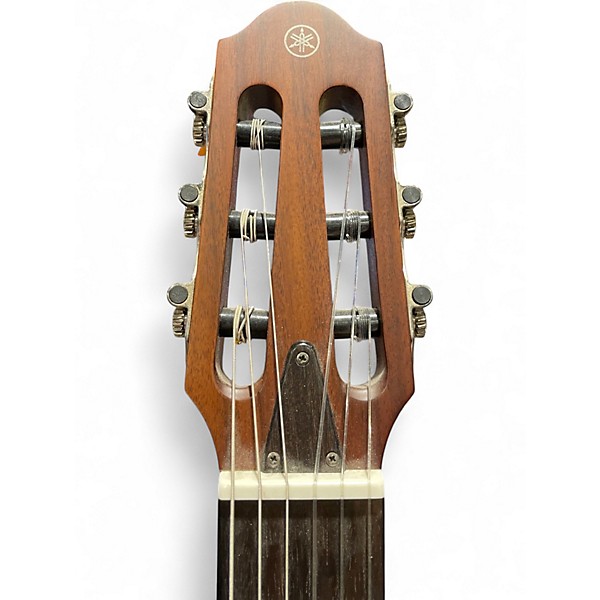 Used Yamaha SLG200N Brown Classical Acoustic Electric Guitar