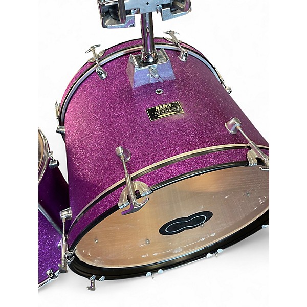 Used Mapex 4 Piece VENUS SERIES purple Drum Kit