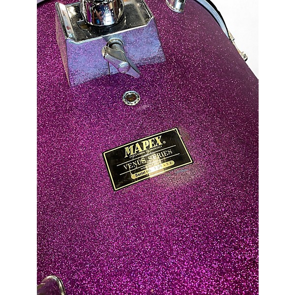 Used Mapex 4 Piece VENUS SERIES purple Drum Kit