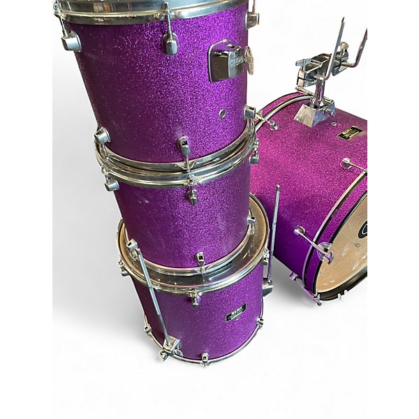 Used Mapex 4 Piece VENUS SERIES purple Drum Kit