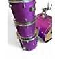 Used Mapex 4 Piece VENUS SERIES purple Drum Kit