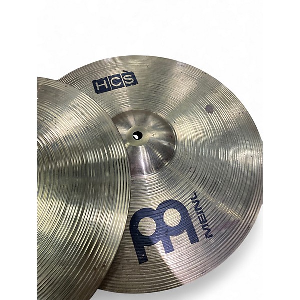 Used MEINL 14in HCS Hi Hat Pair Cymbal