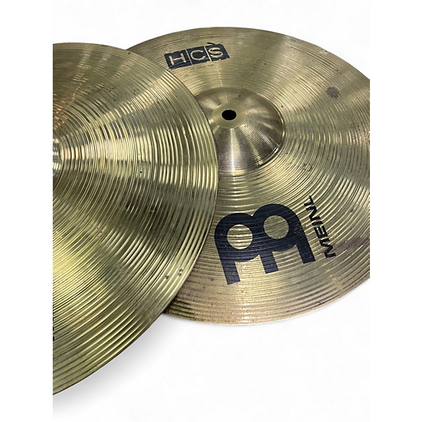 Used MEINL 14in HCS Hi Hat Pair Cymbal