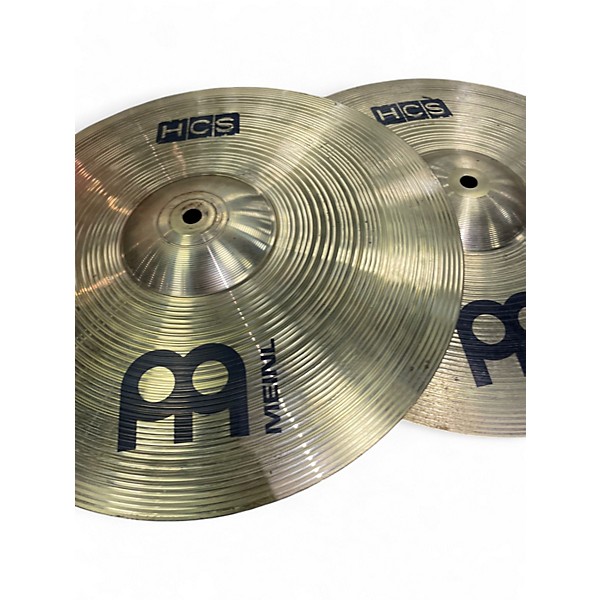 Used MEINL 14in HCS Hi Hat Pair Cymbal