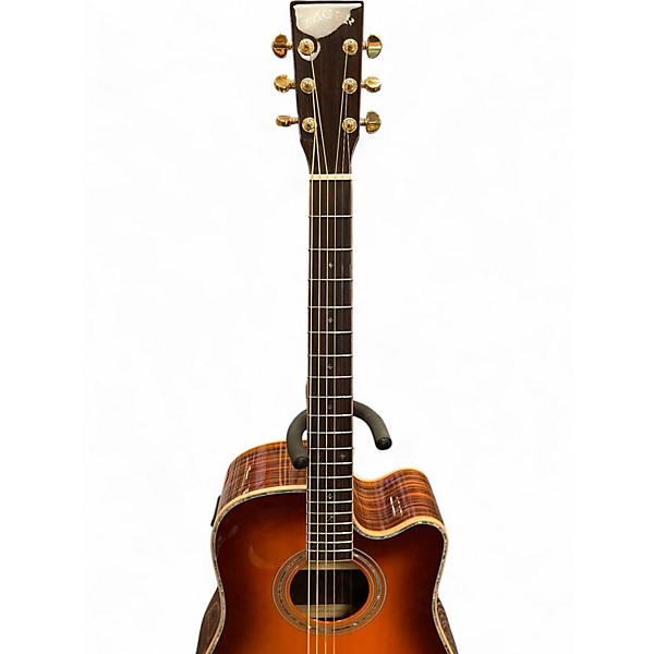 Used Zager ZAD900CE 2 Color Sunburst Acoustic Electric Guitar