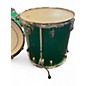 Used Ludwig 3 Piece Classic Maple Emerald Green Drum Kit