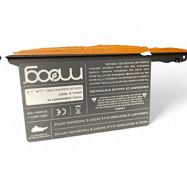 Used Moog Subsequent 25 Synthesizer