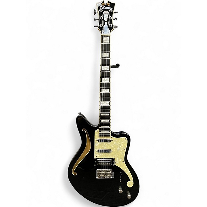 Used D'Angelico Premier Bedford SH Black Flake Hollow Body