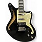 Used D'Angelico Premier Bedford SH Black Flake Hollow Body Electric Guitar