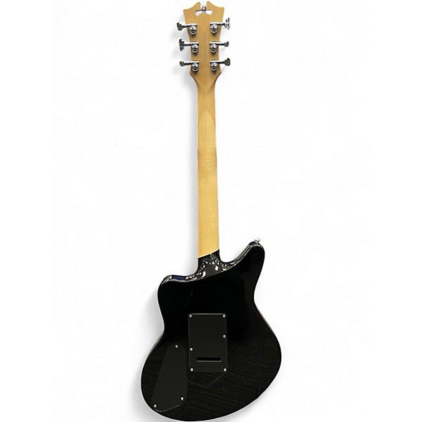 Used D'Angelico Premier Bedford SH Black Flake Hollow Body Electric Guitar