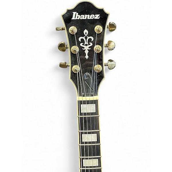 Used Ibanez AG95QA Tobacco Burst Hollow Body Electric Guitar
