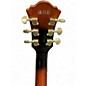 Used Ibanez AG95QA Tobacco Burst Hollow Body Electric Guitar