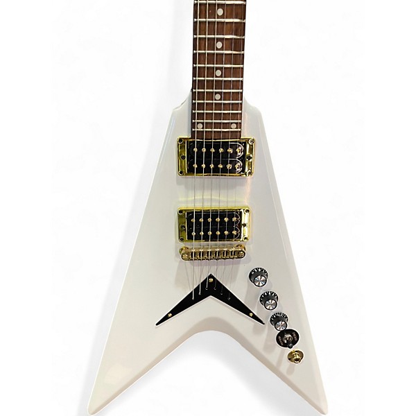 Used Washburn DIME V Arctic White Solid Body Electric Guitar