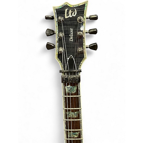 Used ESP LTD EC1000 Deluxe Charcoal Solid Body Electric Guitar