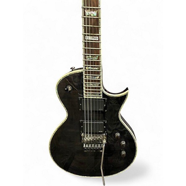 Used ESP LTD EC1000 Deluxe Charcoal Solid Body Electric Guitar