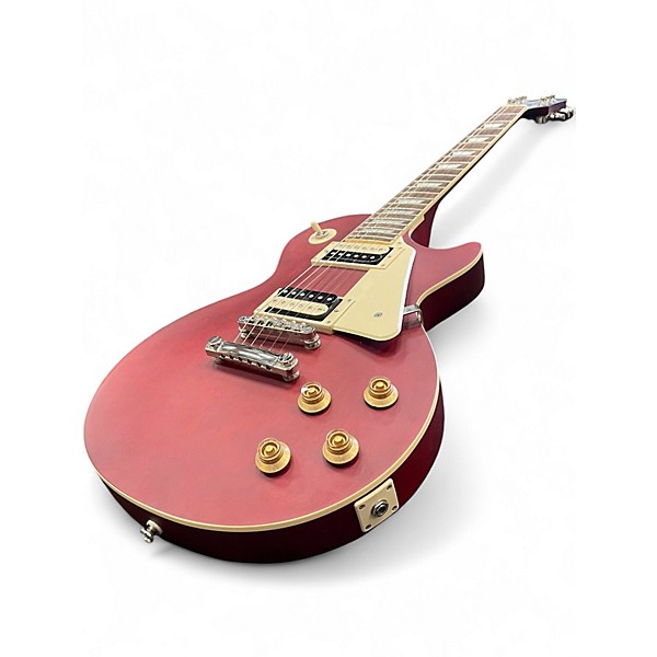 Used 2022 Epiphone Les Paul Traditional Pro IV Wine Red Solid Body Electric Guitar