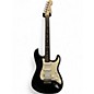 Used 2004 Fender Standard Stratocaster HSS Black Solid Body Electric Guitar thumbnail