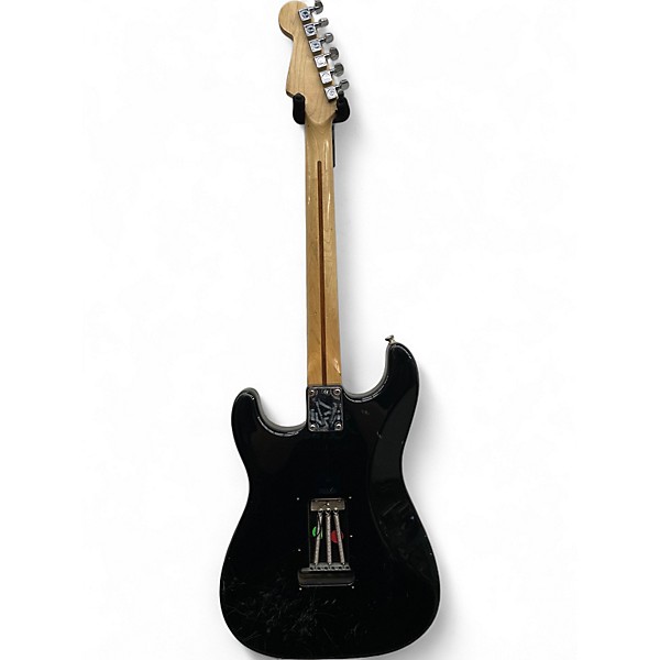 Used 2004 Fender Standard Stratocaster HSS Black Solid Body Electric Guitar