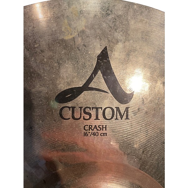 Used Zildjian 16in A Custom Crash Cymbal