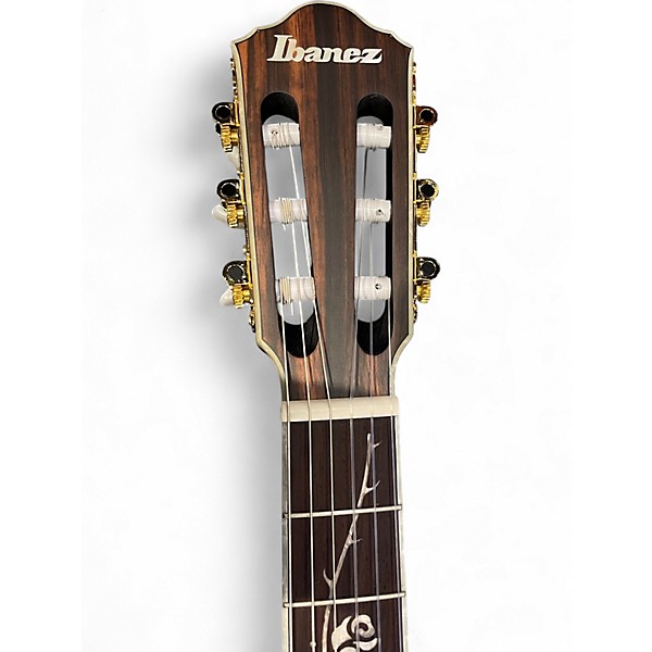 Used Ibanez TOD10N Black Classical Acoustic Electric Guitar