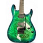 Used Schecter Guitar Research C-6 FR Pro Green Solid Body Electric Guitar