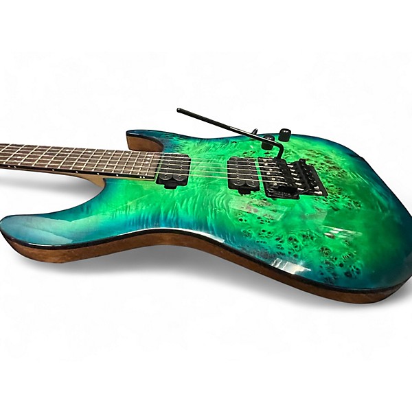 Used Schecter Guitar Research C-6 FR Pro Green Solid Body Electric Guitar
